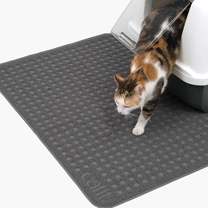 Catit Large Cat Litter Mat – Gentle on Paws, Traps Loose Litter, Easy - Image 7