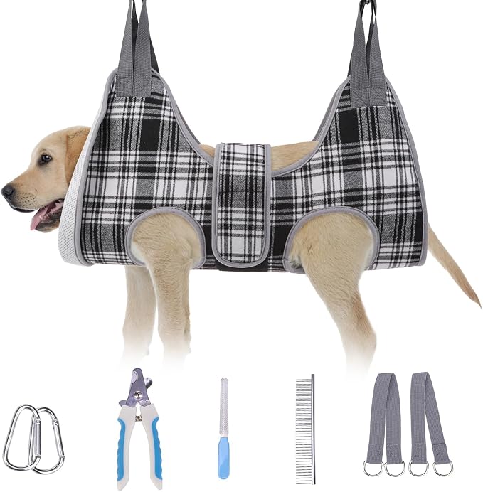 BEAUTYZOO Dog Grooming Hammock, Medium Dog Sling by BEAUTYZOO