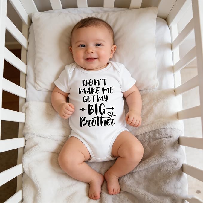UNIFACO Unisex Baby Funny Saying Outfit Short and Long Sleeve Bodysuits Romper - Image 2