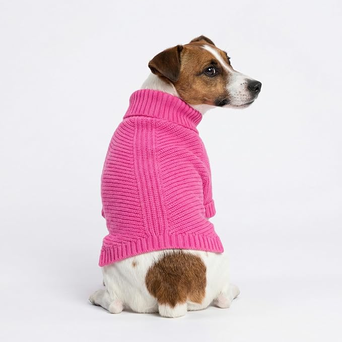 Fitwarm Valentines Dog Turtleneck Sweater, Dog Winter Clothes - Image 4