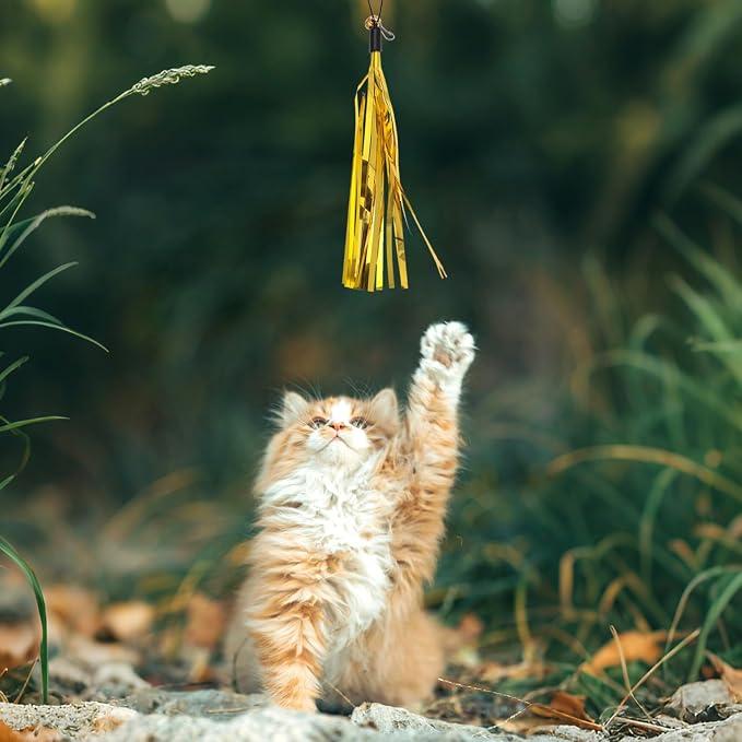 Andiker 7Pcs Cat Wand Toy, Cat Toy Set - Image 6