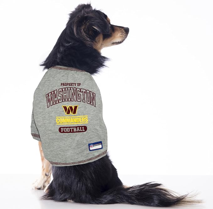 NFL Washington Commanders Dog T-Shirt Large. - Image 4