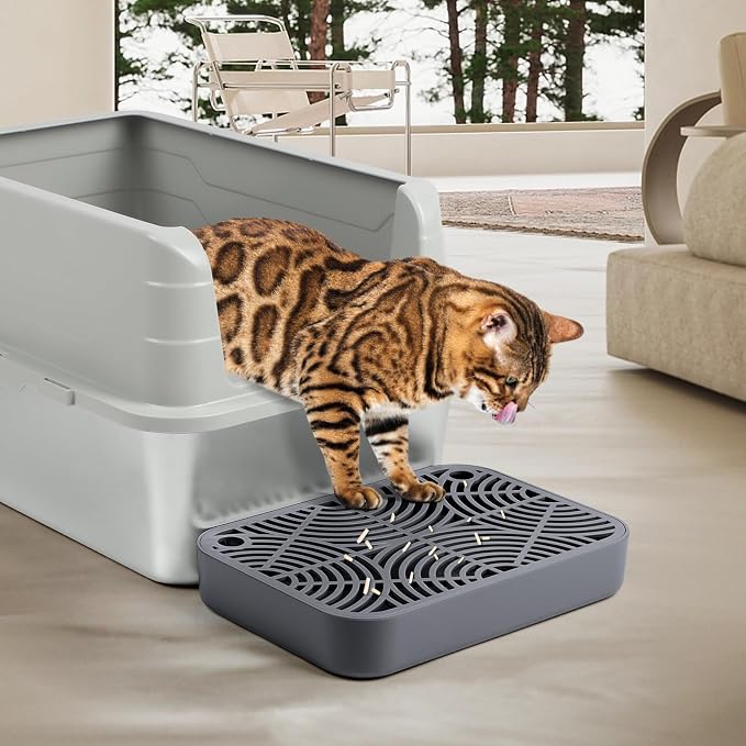 Cat Litter Box Ramp, Litter Box Step Mat - Image 7