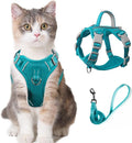 Cat Harness and Leash Set for Walking Escape Proof for Small Large cat Kitten by BARKBAY