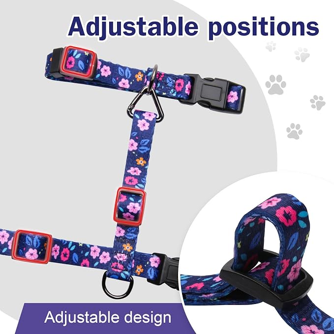 Hikiko Cat Harness and Leash Set Escape Proof Adjustable Walking Travel Cute - Image 2