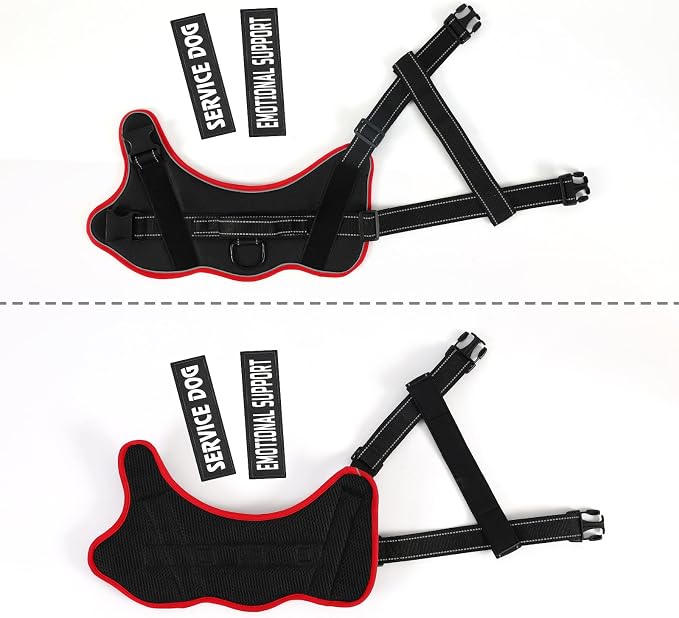 voopet Emotional Support Dog Harness, Professional Service Dog Vest Harness - Image 3