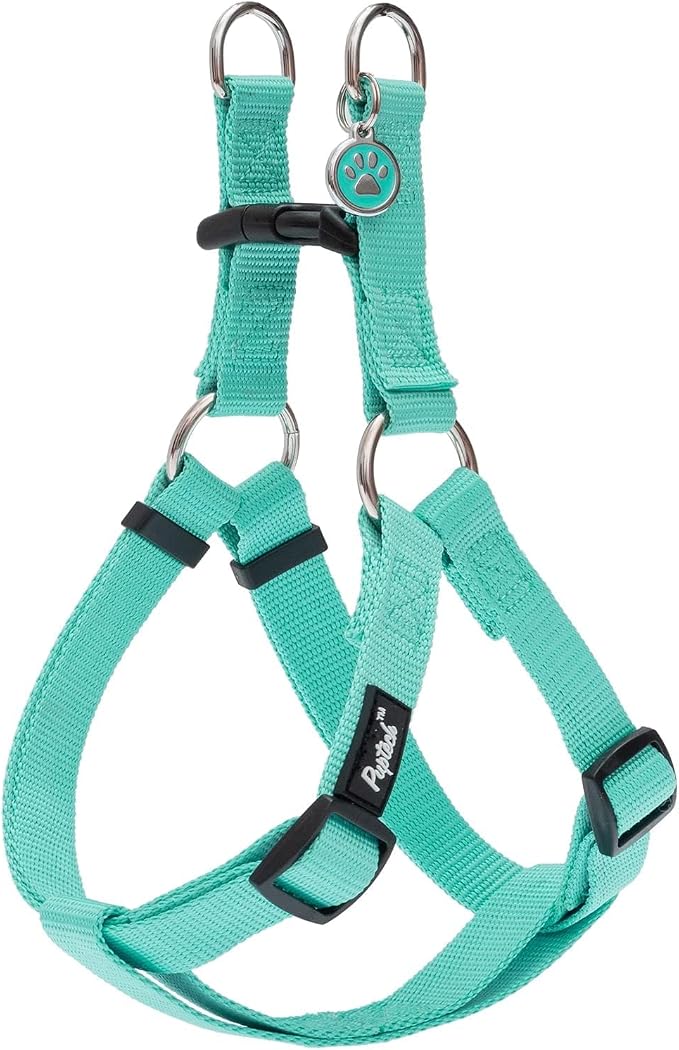 PUPTECK No Pull Dog Harness Soft Adjustable Basic Nylon Step in Puppy Halter - Image 8