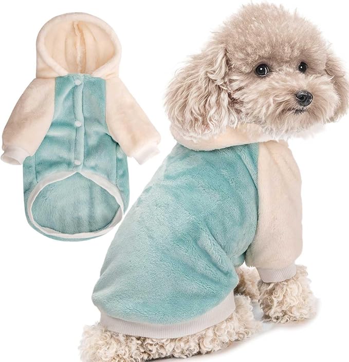 FabriCastle Dog Hoodie Sweater for Small Dogs Boy and Girl, Small Dog Clothes by FabriCastle