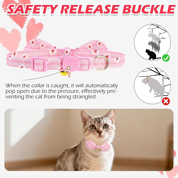 EXPAWLORER Bunny Ear Cat Collar - Image 3