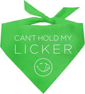 Can’t Hold My Licker Funny Drooler Dog Bandana by TeesTails