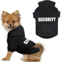 Dog Hoodie Security Dog Sweater Soft Brushed Fleece Clothes Hoodie Sweatshirt by Unknown