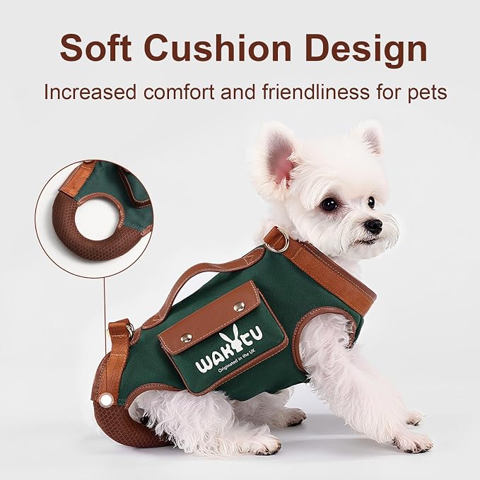 Dog Lift Harness Dog Carrier Dog VES Harness Adjustable Dog Leash - Image 7