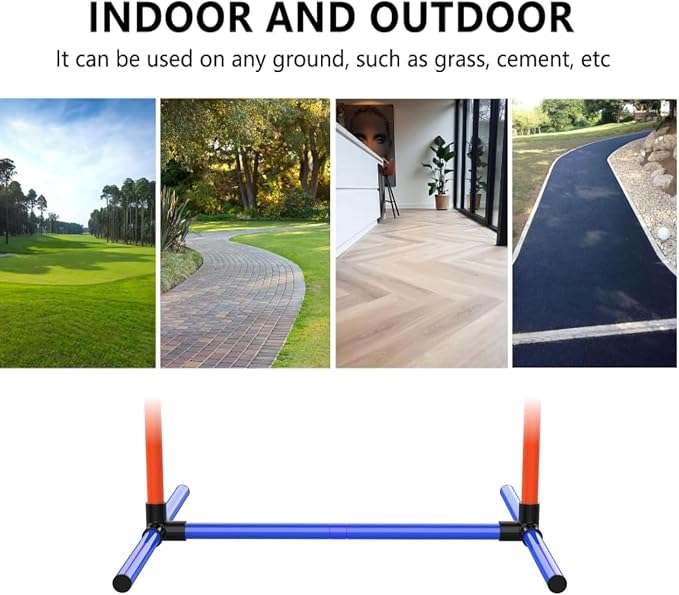 6 Set Dog Agility Jumps Hurdle Course Training Equipment, Indoor Outdoor - Image 6