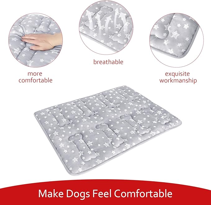 Dog Crate Mat, Soft Dog Bed Mat - Image 2