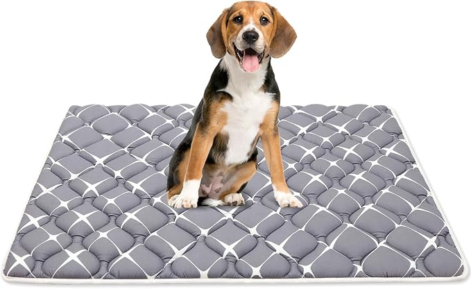 Bubble bear Dog Crate Pad by Bubblebear