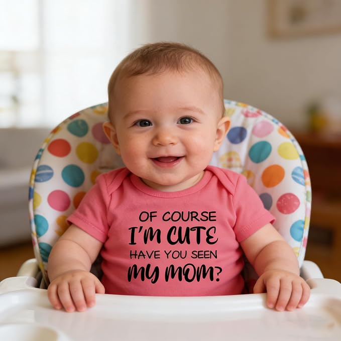 UNIFACO Unisex Baby Funny Saying Outfit Short and Long Sleeve Bodysuits Romper - Image 3