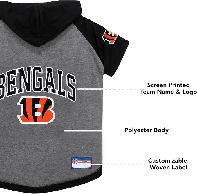 Pets First NFL Cincinnati Bengals Hoodie - Image 5