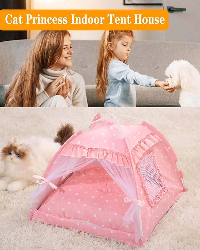 Cat Princess Bed Tent House - Image 4
