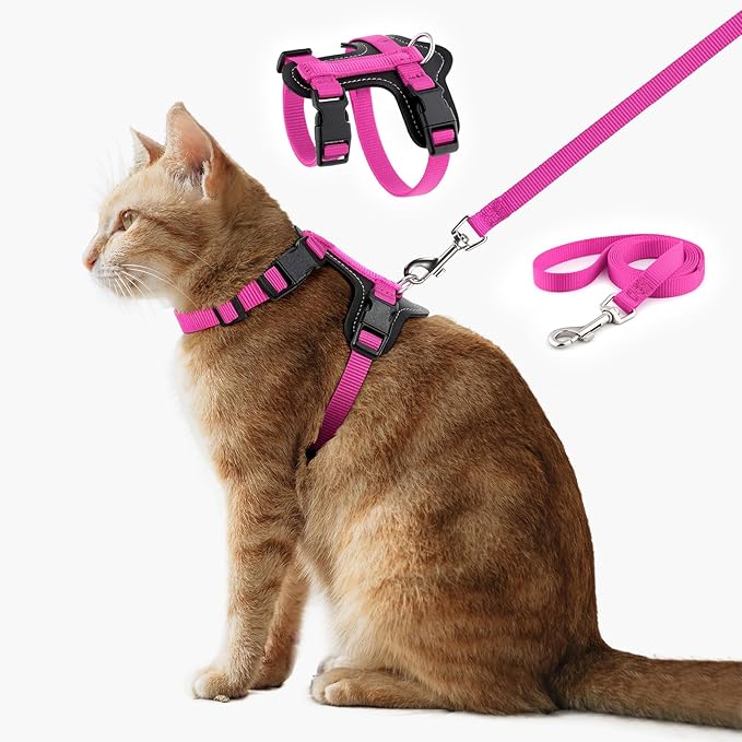Plutus Pet Adjustable Cat Harness and Leash Set, Quick Release, Escape Proof by PLUTUSPET