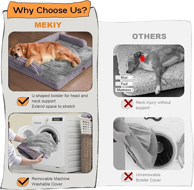 Extra Large Dog Bed-Orthopedic Waterproof XL Dog Bed - Image 4