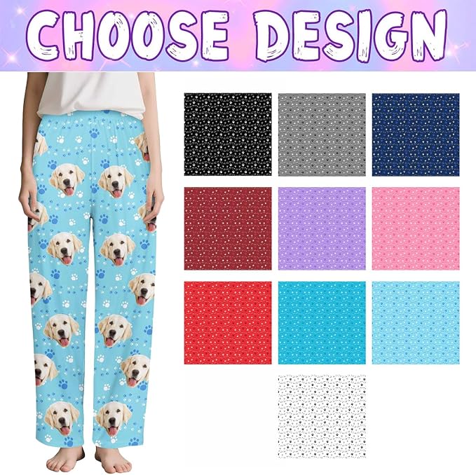 Custom Couple Pajama Pants Sock - Image 2