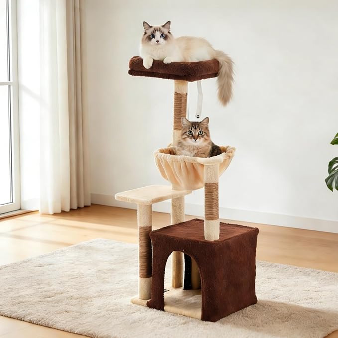 Cat Tree for Indoor Cats, 39.8-inch Cat Tower - Image 8