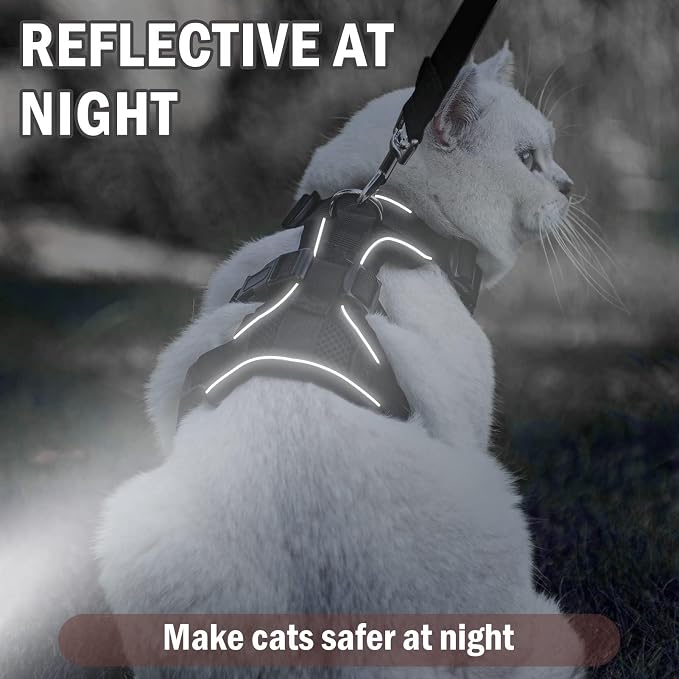 PUPTECK Cat Harness and Leash Set Escape Proof - Image 5