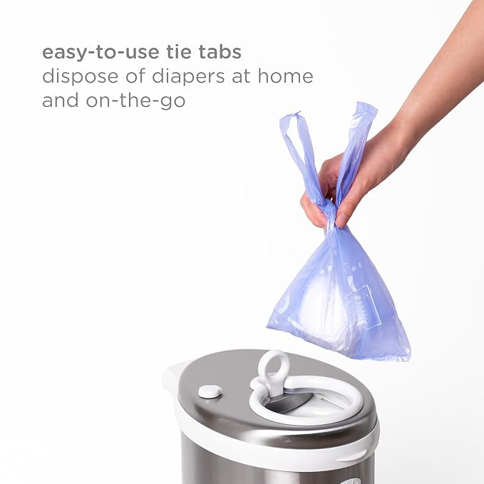 Ubbi Disposable Diaper Sacks, Lavender Scented, Easy-To-Tie Tabs, Diaper - Image 4