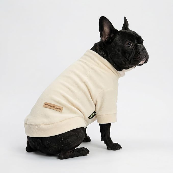 Fitwarm 3 Pack Classic Fleece Dog Sweater, Winter Clothes - Image 3