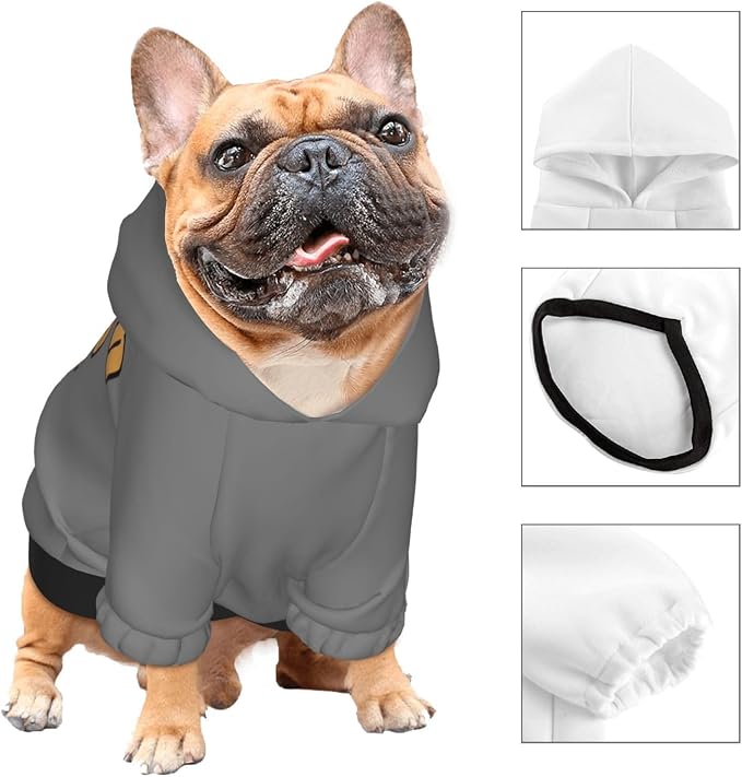 Custom Sweatshirt for Small Pet Cat Puppy Dogs Cold Weather Clothes Sweatshirt - Image 4
