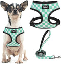 PUPTECK Soft Mesh Dog Harness and Leash Set Pet Puppy Cat Comfort Padded Vest by PUPTECK