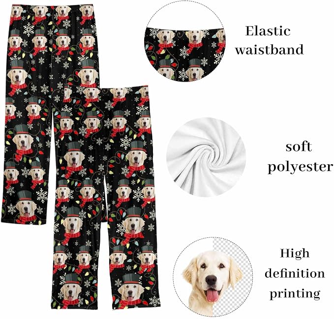 Custom Couple Pajama Pants Sock - Image 6