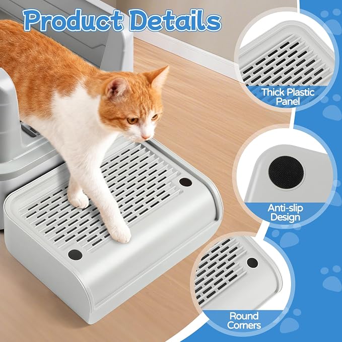 Kalolary 2PCS Litter Box Ramp, Cat Steps/Stair - Image 6