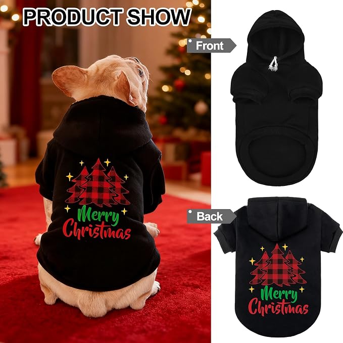 EXPAWLORER Dog Hoodie-Soft and Warm Dog Sweaters, Pet Clothes Autumn Winter - Image 5