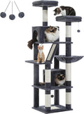 PAWZ Road Large Cat Tower, 70 Inches Tall Cat Tree by PAWZRoad