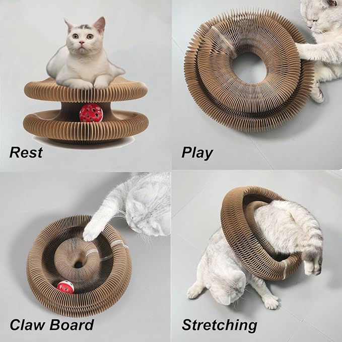 Kitlty Kurliz Cat Toy, Magic Organ Cat Toy, Magic Organ Cat Scratcher Board - Image 6