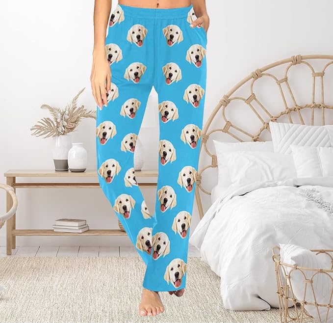 Custom Face Pajamas Pants Personalized Sleepwear Bottoms - Image 5
