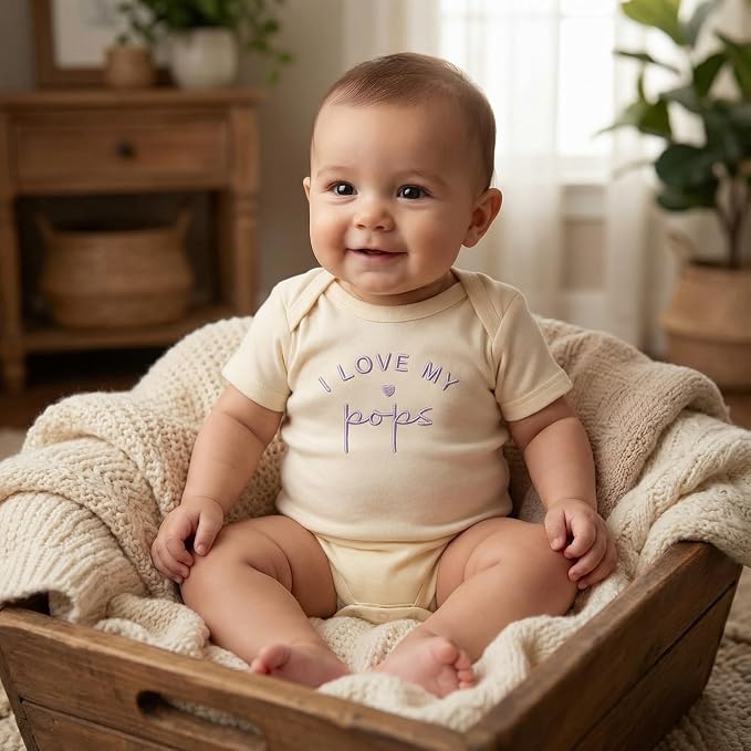 COUPLEHOODIES Personalized Baby Onesie Bodysuit – Custom Embroidery Gift - Image 2