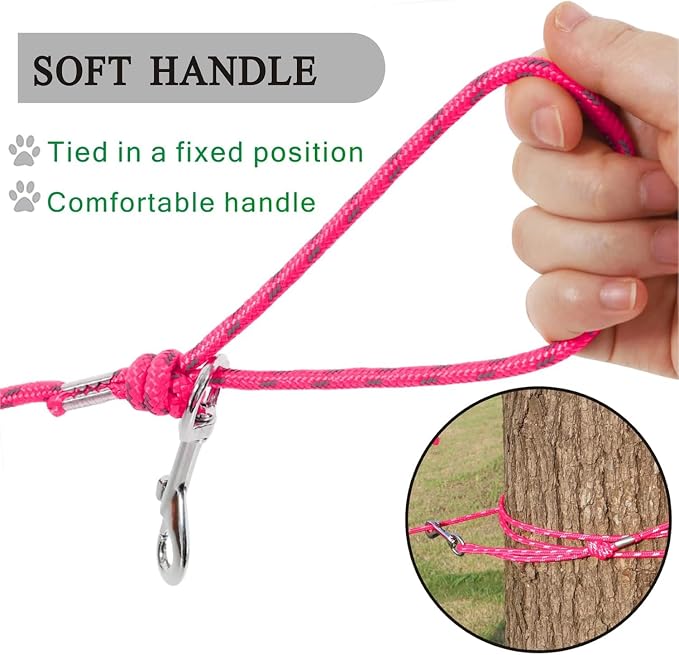 Reflective Cat Leash -15FT Cat Cable Out Escape Proof Walking Yard Long Durable - Image 2