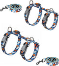 Halypet 2-Pack Cat Harness and Leash Set, Escape Proof 3-in-1 Adjustable Harness by DOMoreWithYourPet