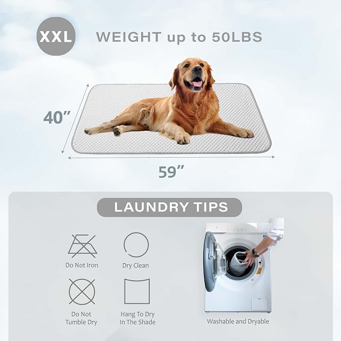 MICROCOSMOS Pet Cooling Mat & Sleeping Pad- Breathable Bubble Surface, EZ - Image 6