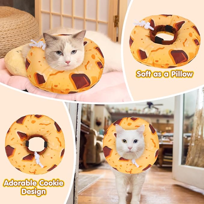 BEAUTYZOO Cat Cone Collars Soft, Cat Recovery E Collars After Surgery to Stop - Image 4