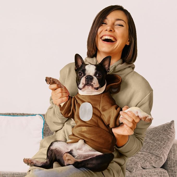 Small Dog Hoodie Soft Warm Fleece Fall Winter Dog Clothes Cute Puppy Sweaters - Image 2