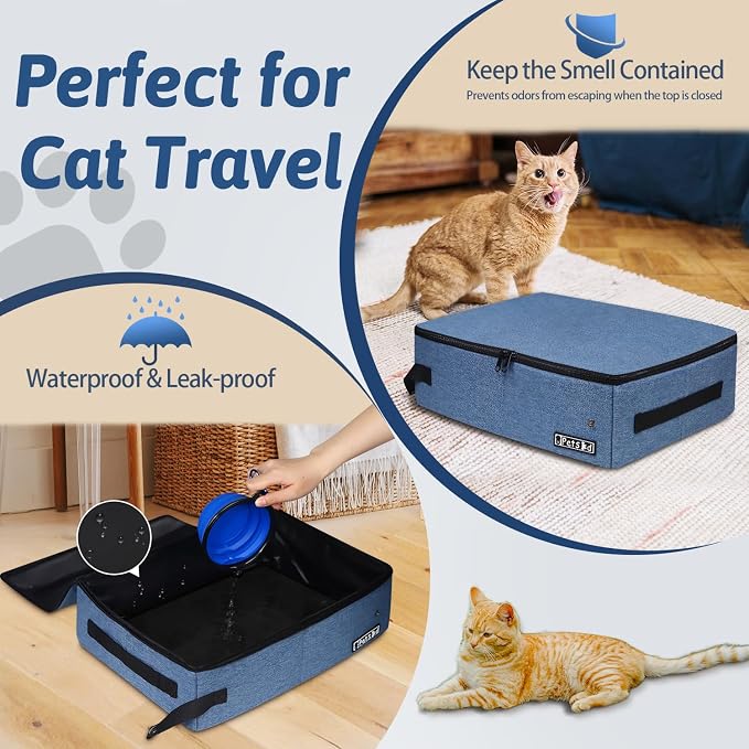 Petskd Portable Cat Travel Litter Box - Image 3