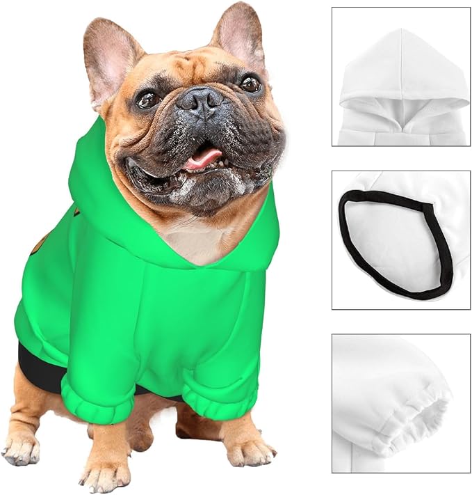 Custom Sweatshirt for Small Pet Cat Puppy Dogs Cold Weather Clothes Sweatshirt - Image 4