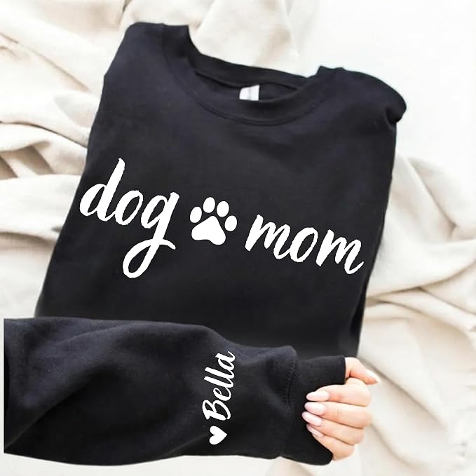 moonloom Dog Mom Sweatshirt, Animal Lover Gift, Custom crewneck - Image 3