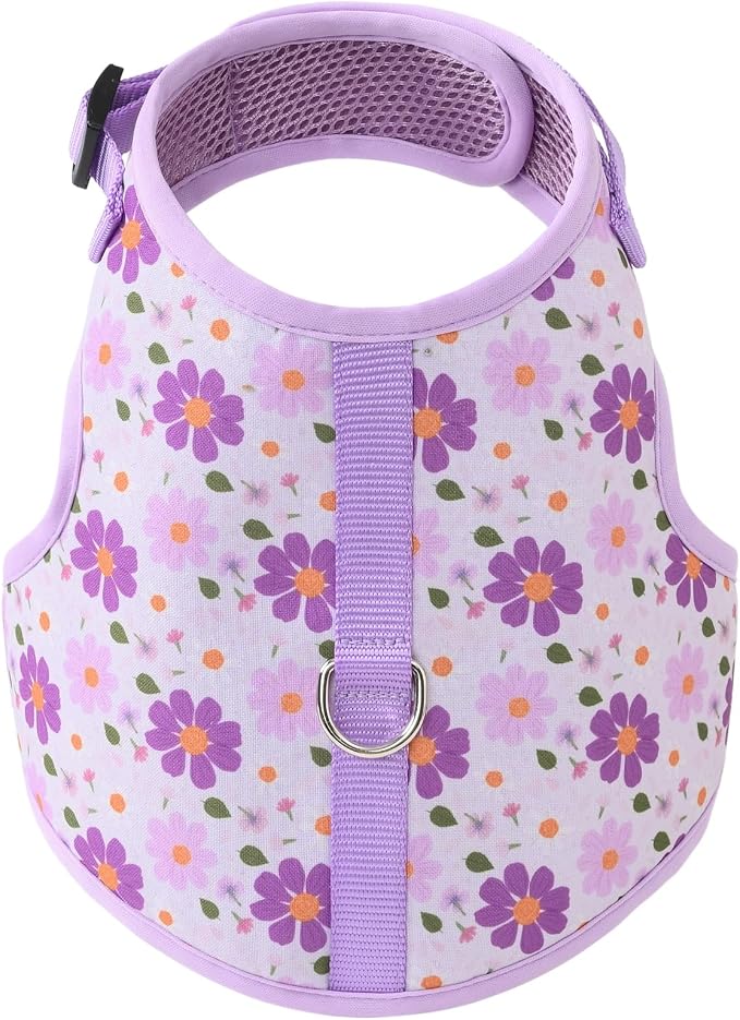 Mile High Life Dog Harness, Air Mesh Floral Vest Harness - Image 3