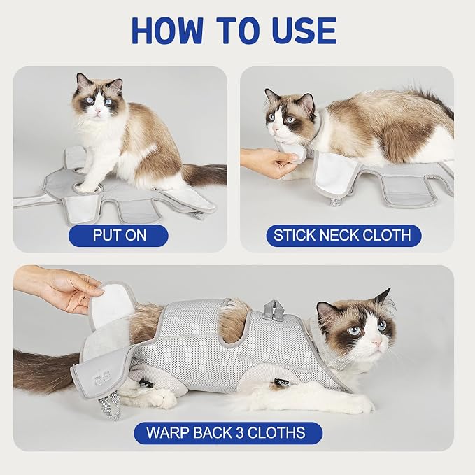 Supet Cat Grooming Hammock Harness - Image 6