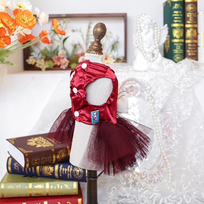 Fashion Sweet Puppy Dog Blingbling Princess Skirt Pet Dog Lace Cake Camisole - Image 4