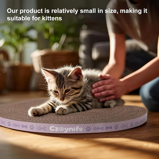 10 Inch Round Cat Scratcher Pad - Image 5